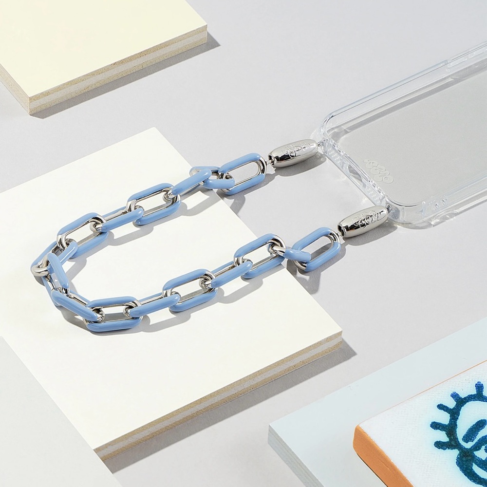 Ossa Cable Chain Wristlet Blue